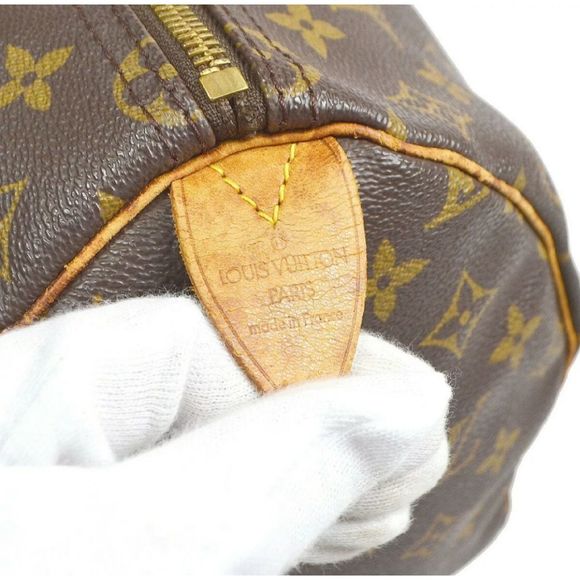 LOUIS VUITTON SPEEDY 35 HAND BAG PURSE MONOGRAM CANVAS M41524 SP1915 63757 - Picture 7 of 11